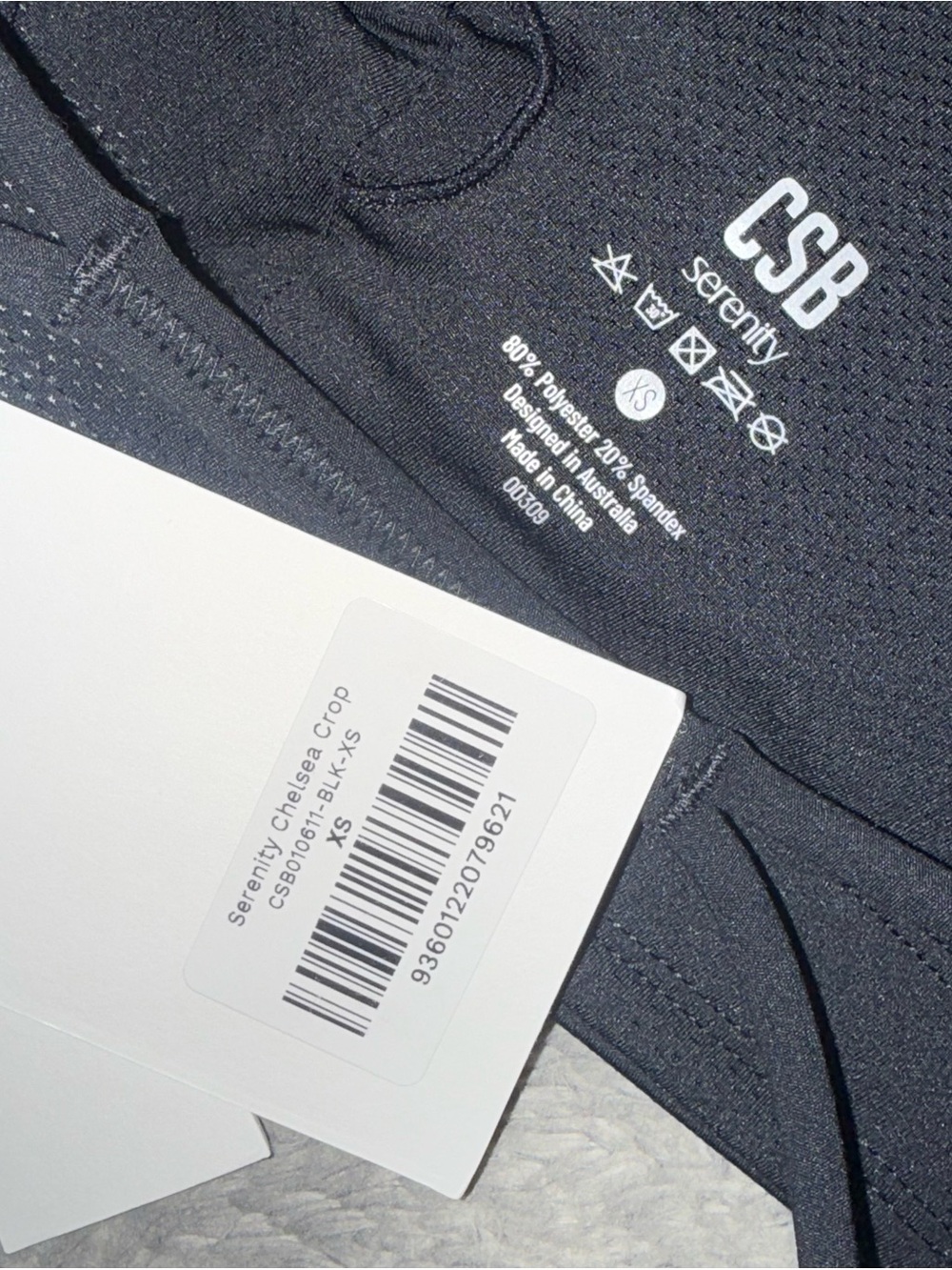 CSB SERENITY CHELSEA CROP IN BLACK - Picture 4 of 9